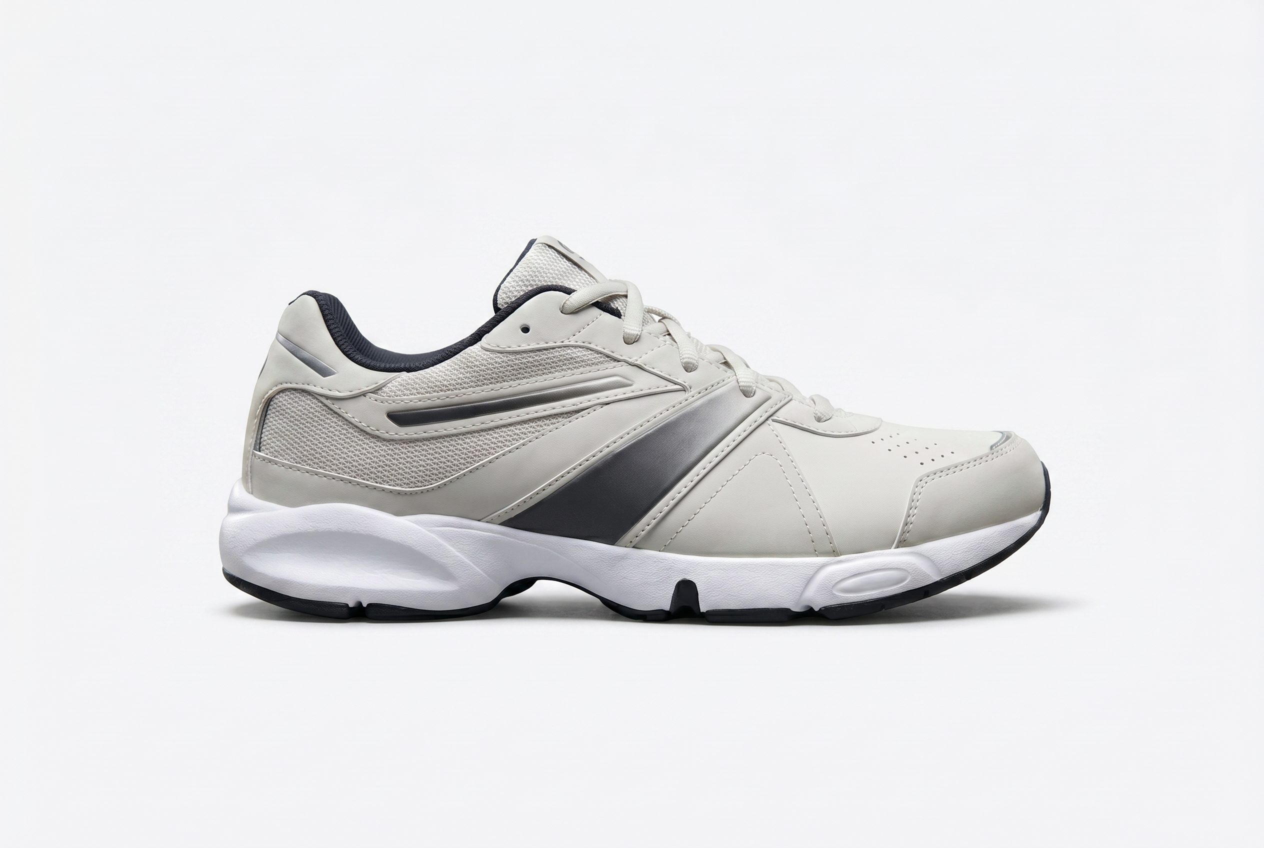 Clean white background sneaker product photo after Fotogenic processing for white background product photos