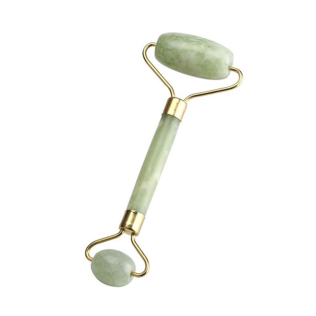 Original logo free green jade facial roller product image before Fotogenic AI generation