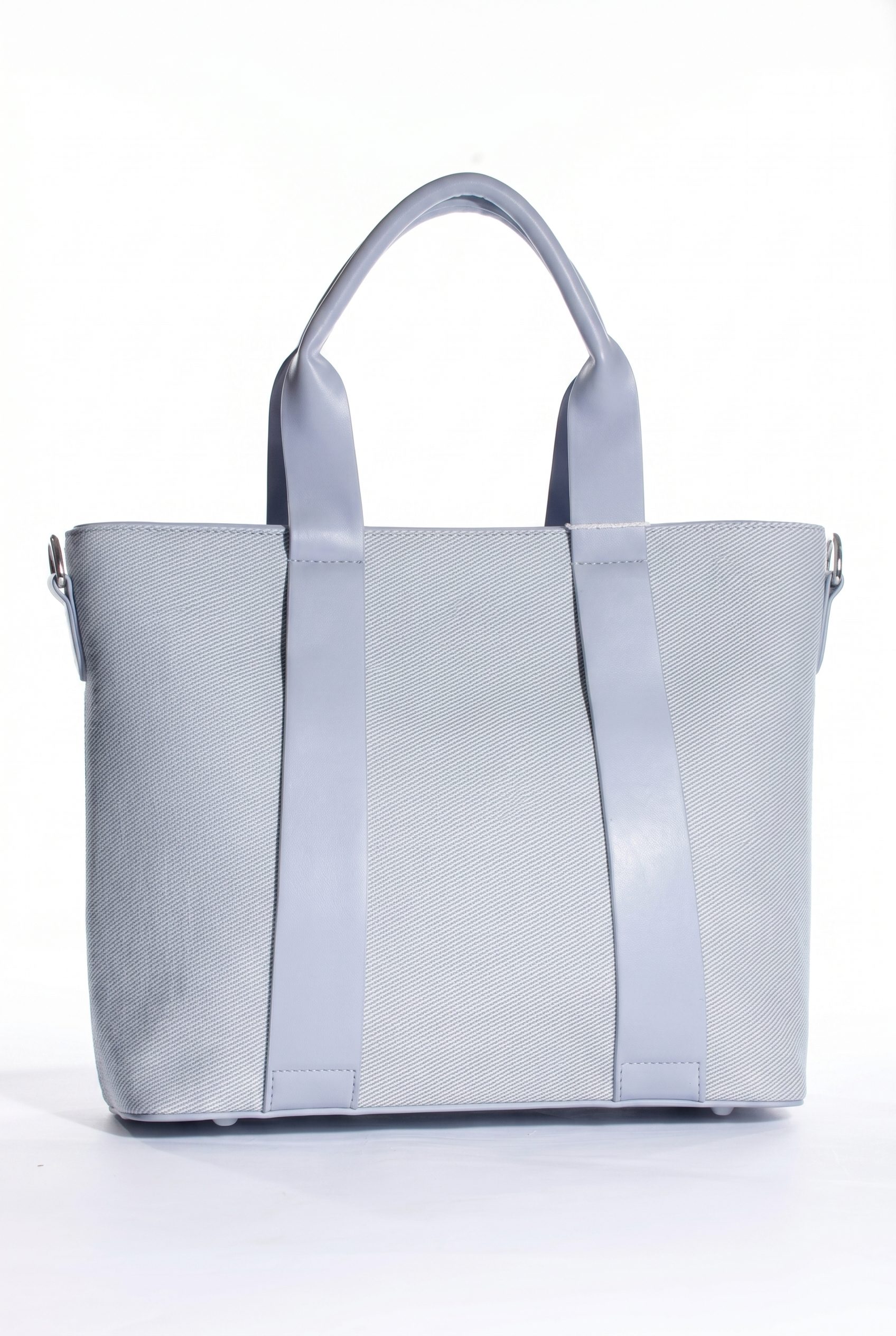 Etsy listing visual showing gray tote bag for accessory, footwear, jewelry, and bag products