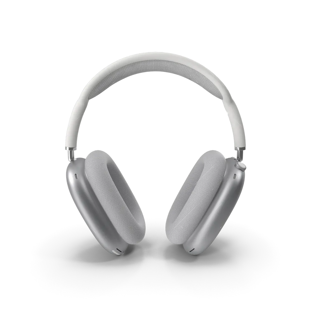 Original wireless headphones product input before Fotogenic AI generation