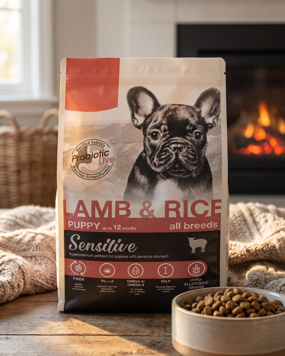Fotogenic AI pet industry product visual generated from a clean ecommerce product photo