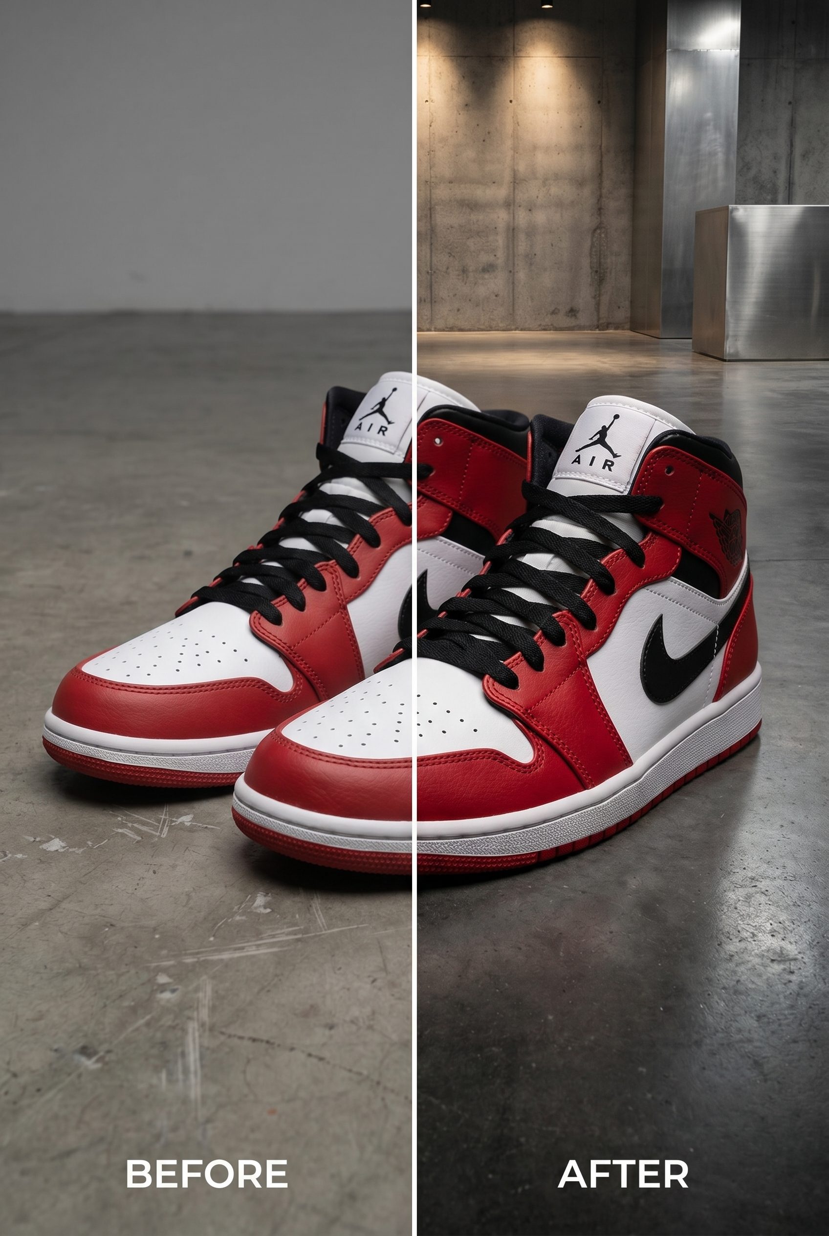 AI Product Photos for Ads Sneaker campaign after image