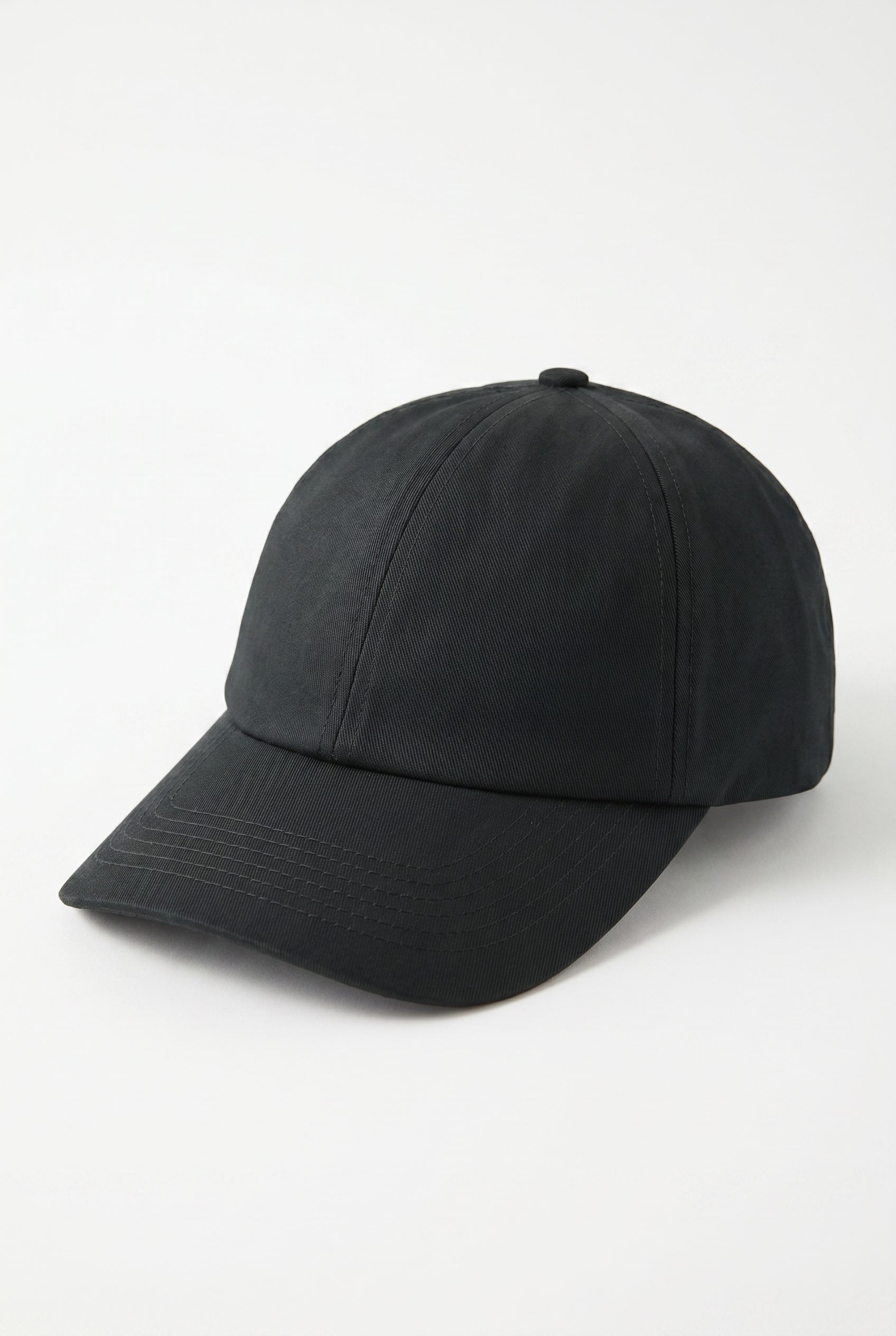 Etsy listing visual showing plain black baseball cap for accessory, footwear, jewelry, and bag products