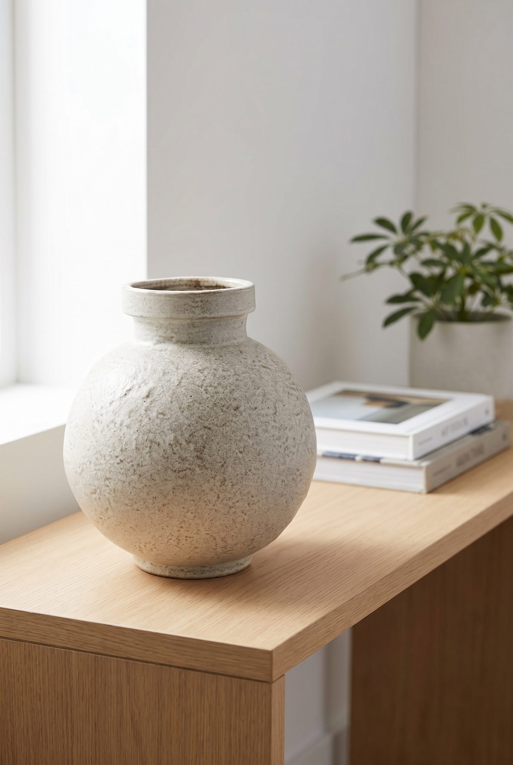 Etsy listing visual showing textured ceramic vase for home goods and decor products