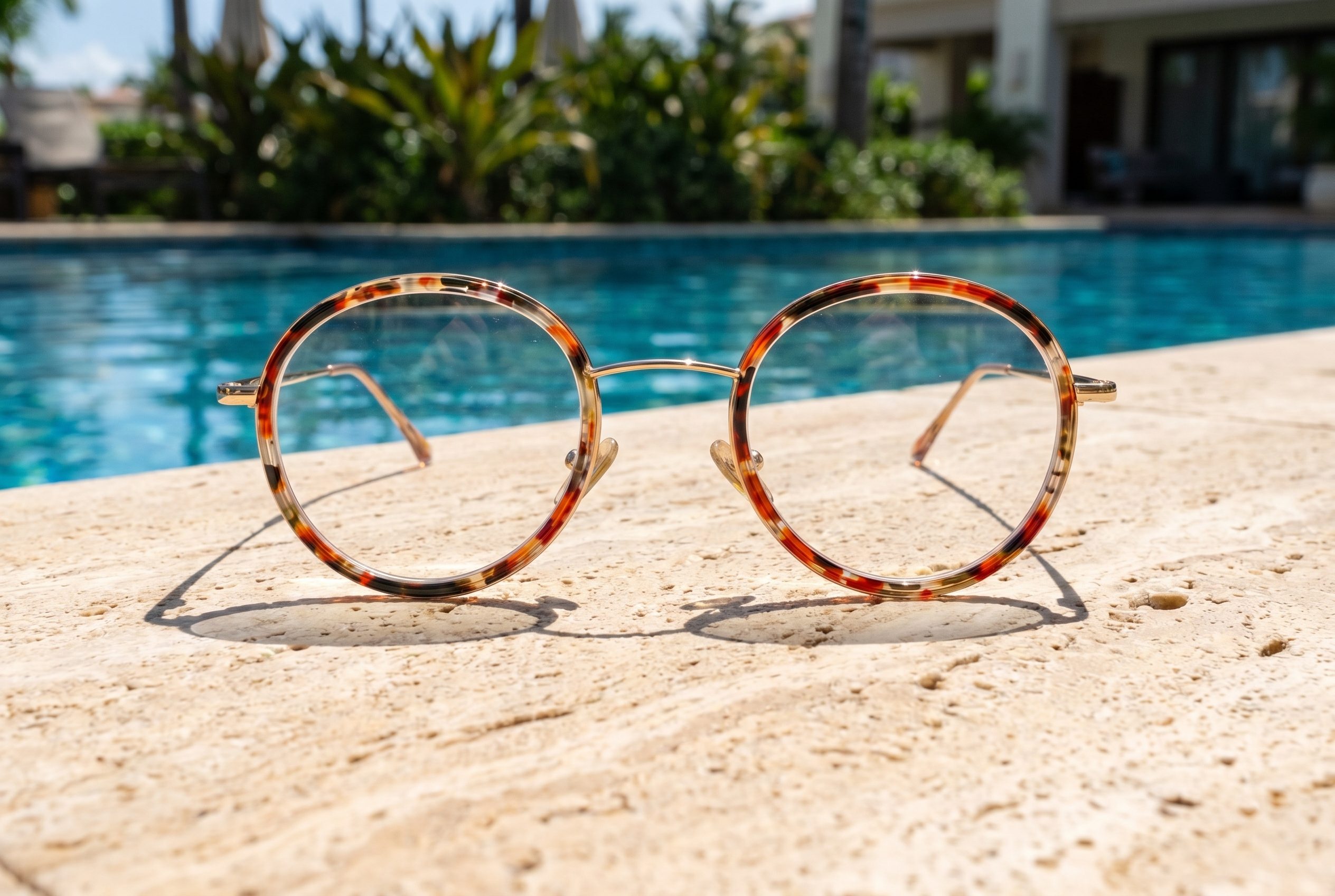 Fotogenic AI eyewear product photography channel and related card image 4 with eyeglasses or sunglasses in a premium ecommerce scene