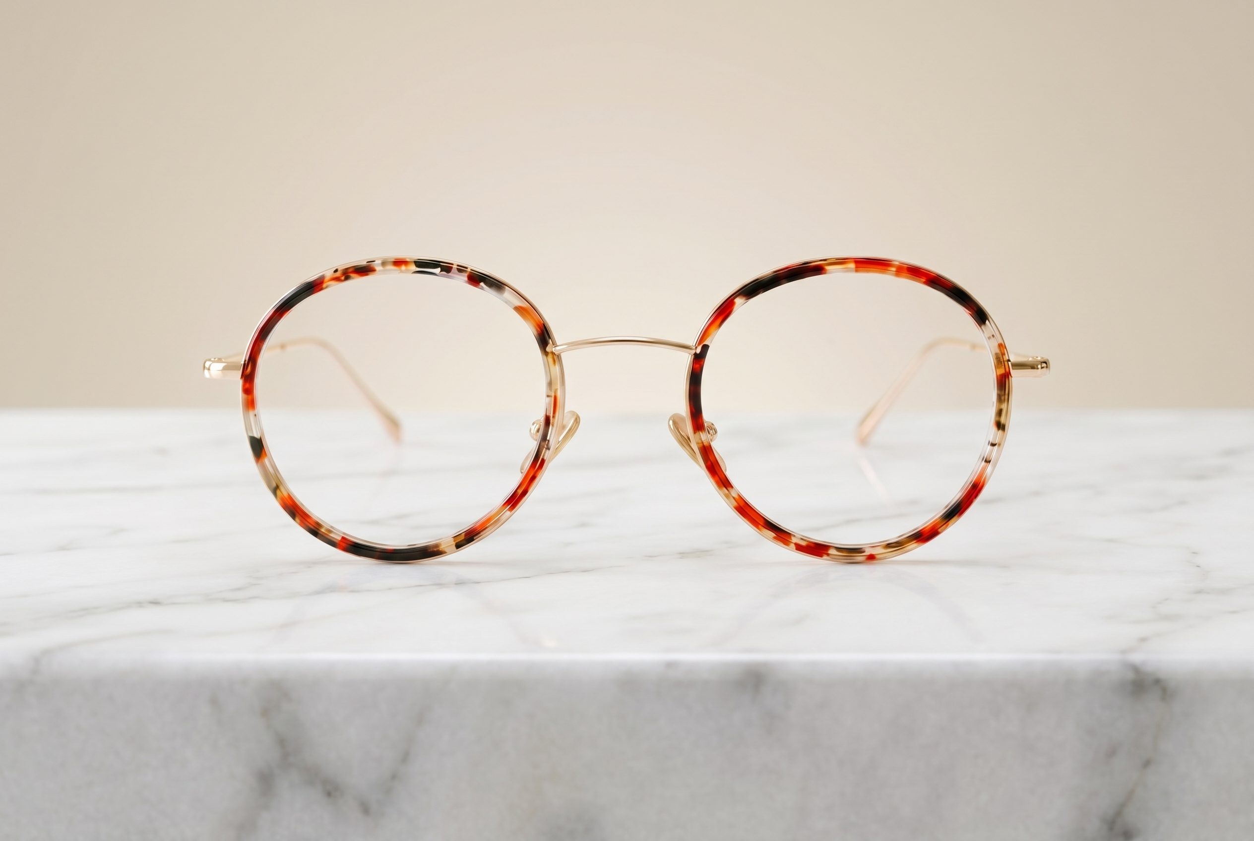 Google Shopping product image example with tortoiseshell eyewear on a clean surface
