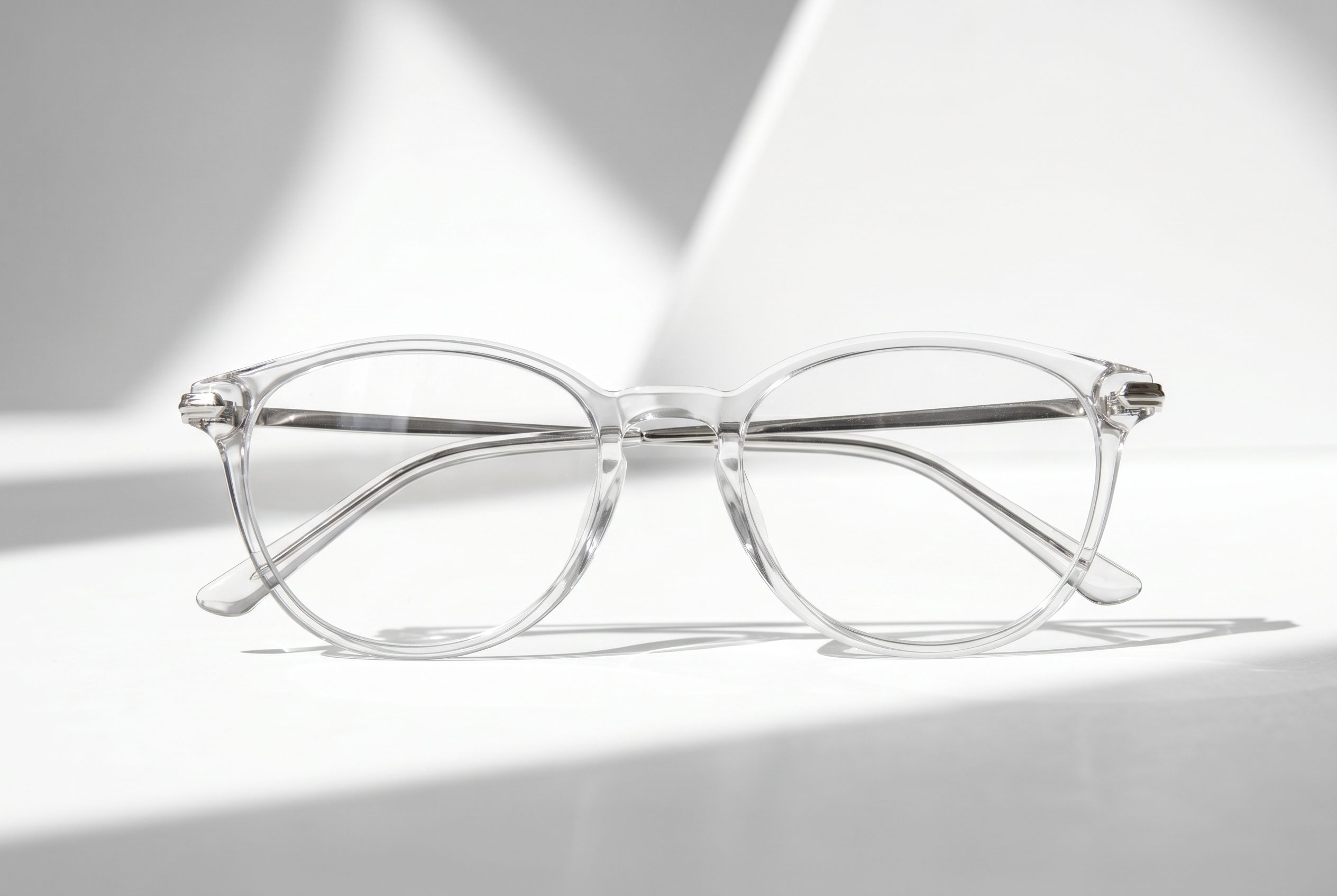 Bulk product image generation campaign image with clear frame eyewear