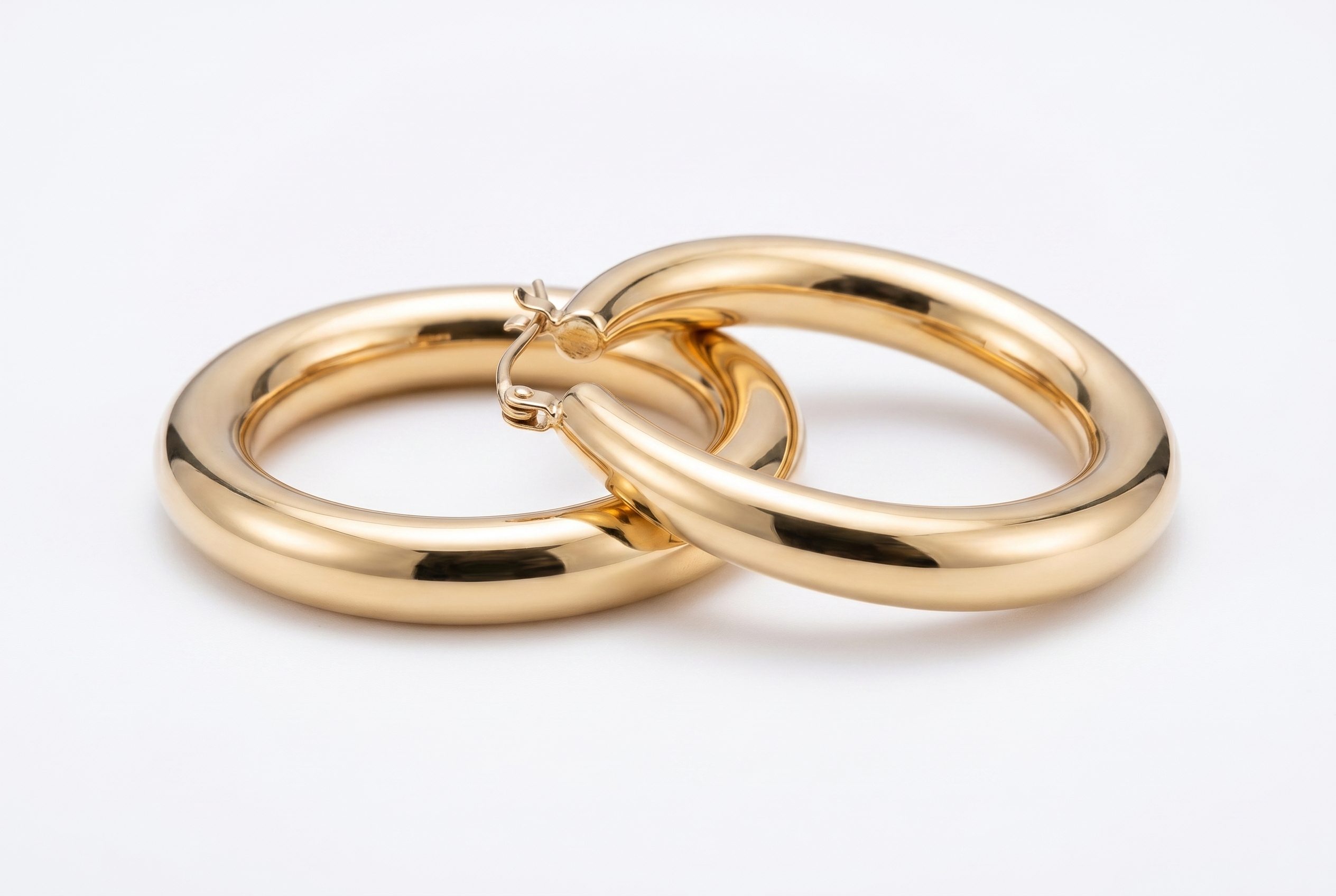 Amazon product photography example showing gold hoop earrings for detail galleries