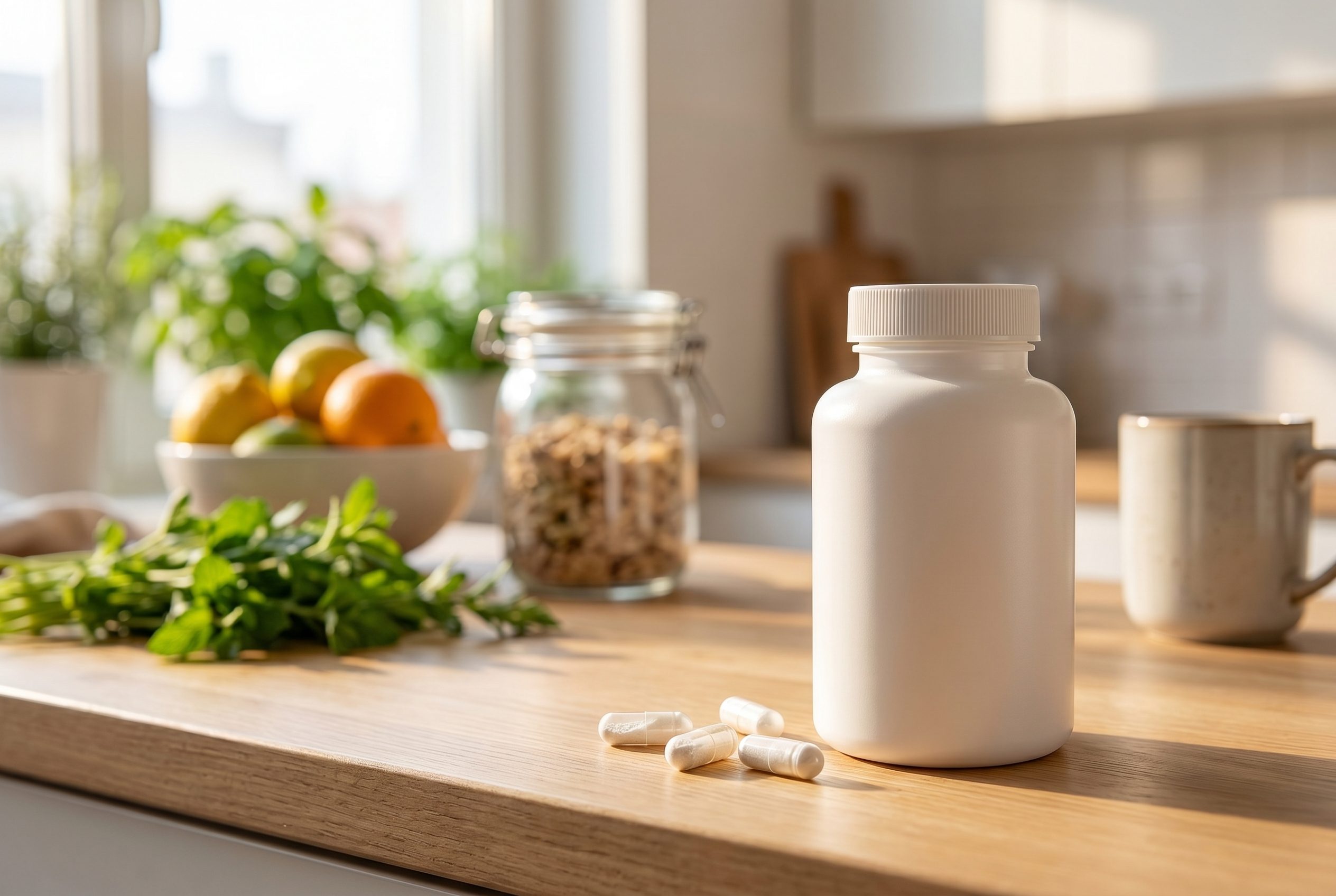 Lifestyle Product Photography wellness counter style preset