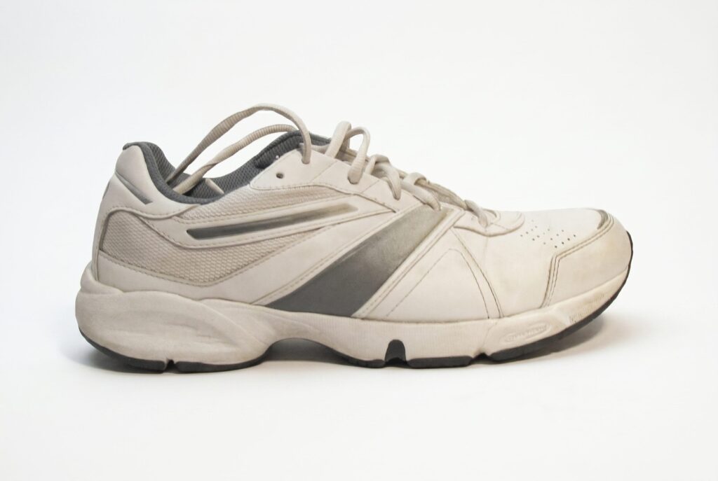 White background product photos output showing the same sneaker on a clean white catalog background