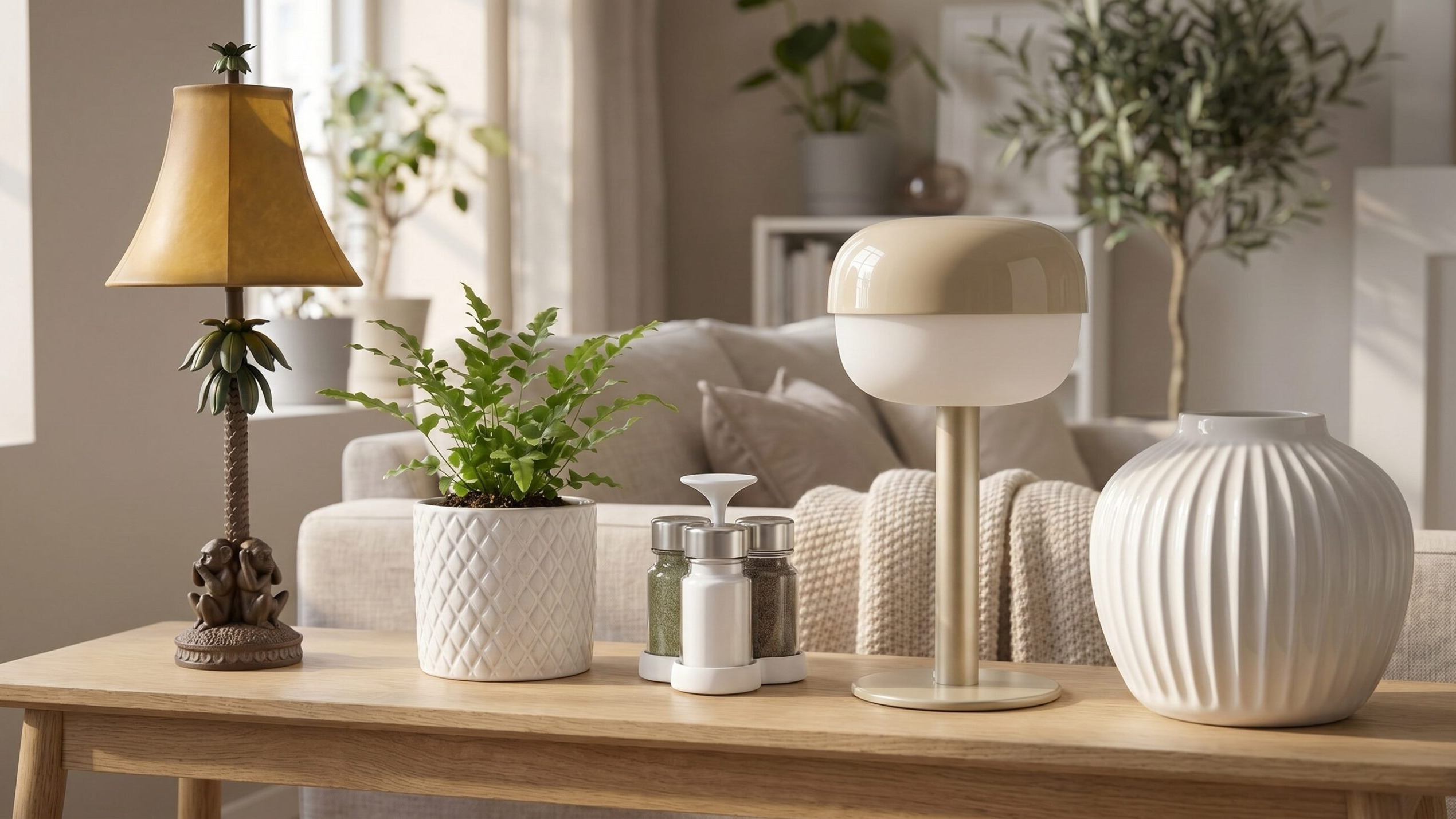 Home goods product scene for an AI product photos for ads example gallery.