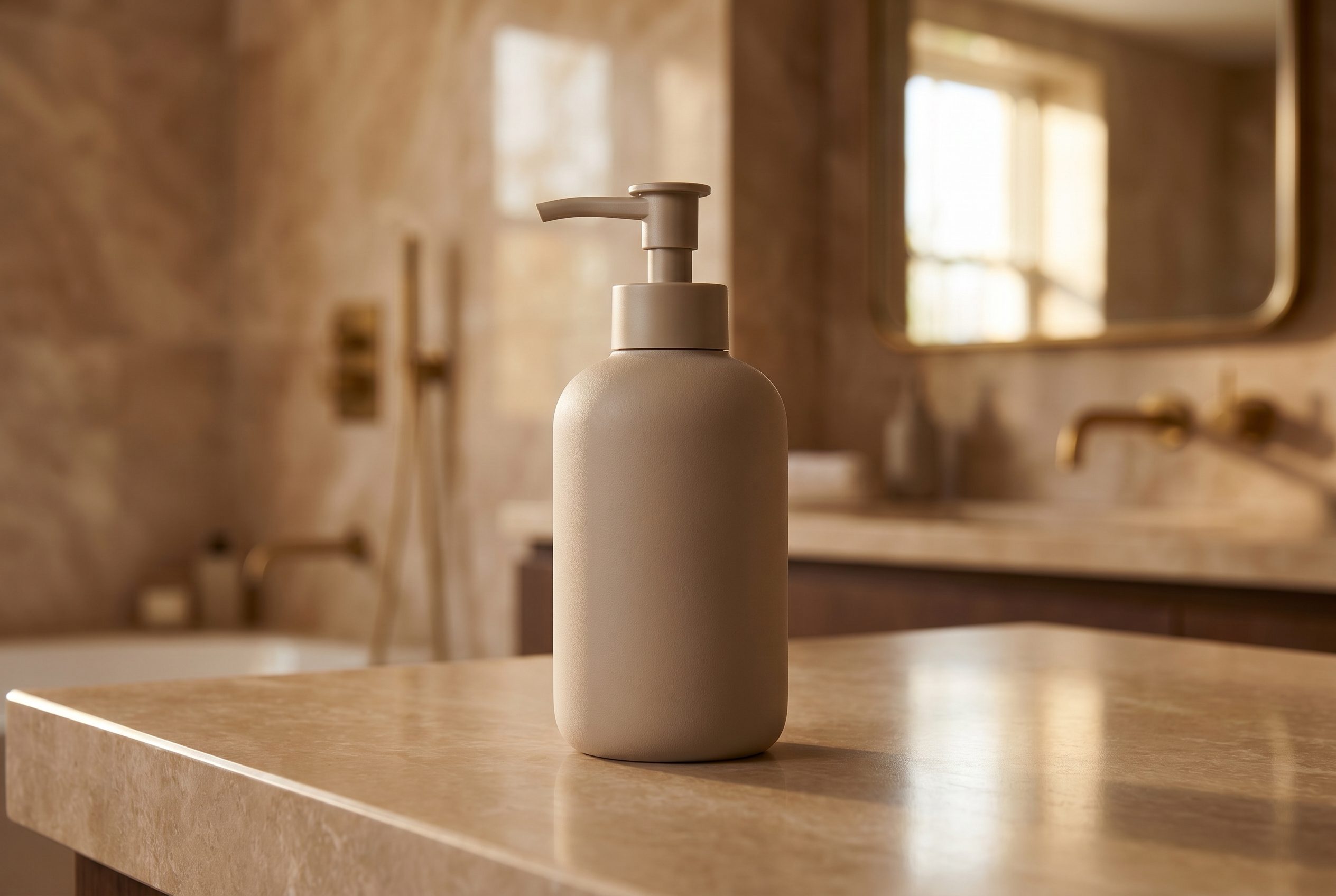 White Background Product Photos after image showing Fotogenic output for soap dispenser
