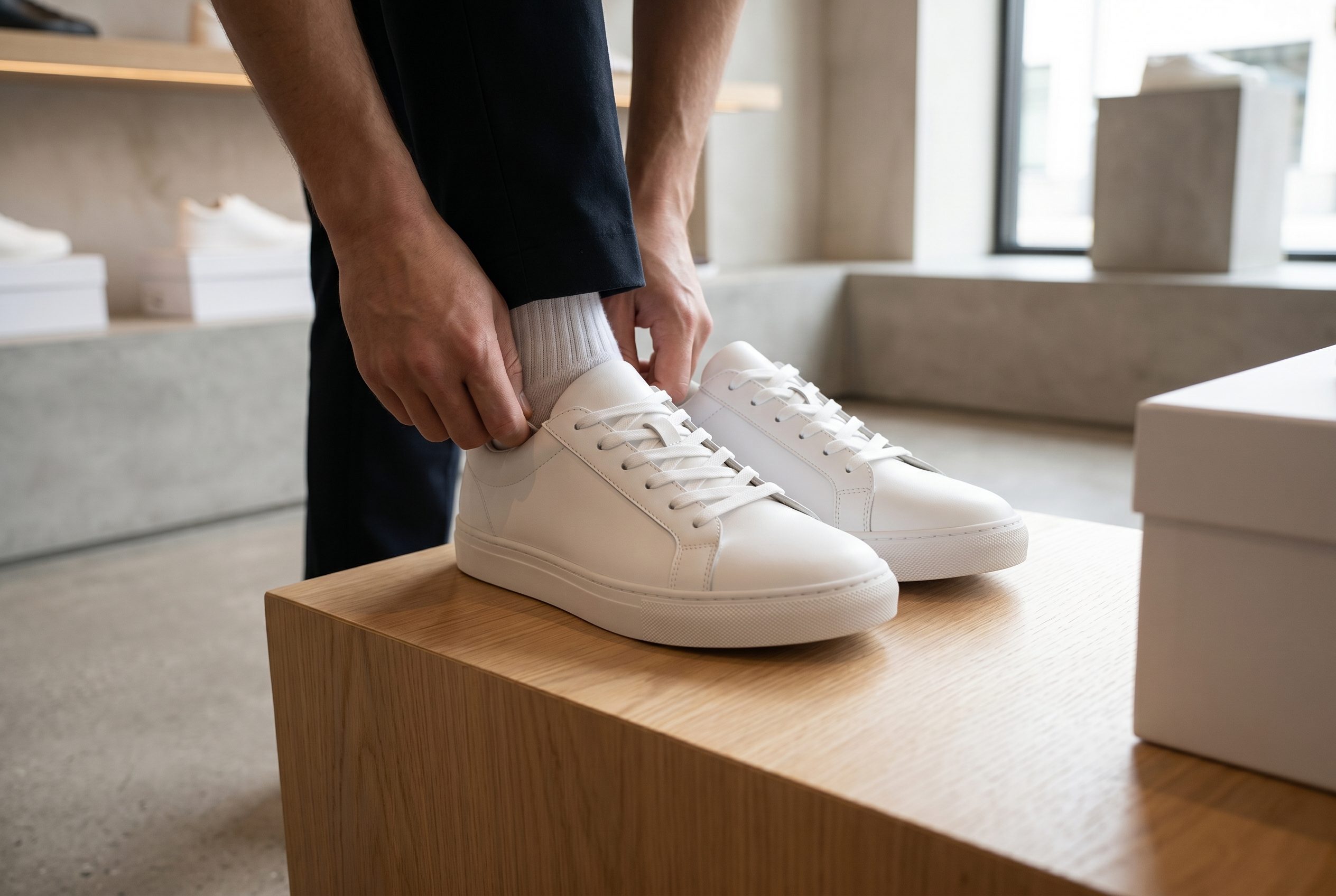 White Background Product Photos after image showing Fotogenic output for clean sneaker
