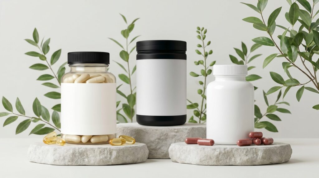 Fotogenic AI supplements landscape family replacement 05 for ecommerce product photography