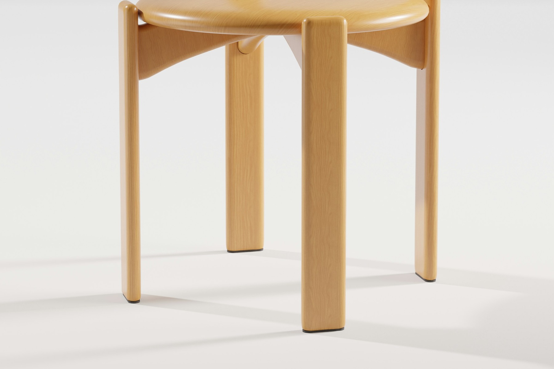 AI Background Generator for Product Photos before image showing minimal wooden chair for home scene