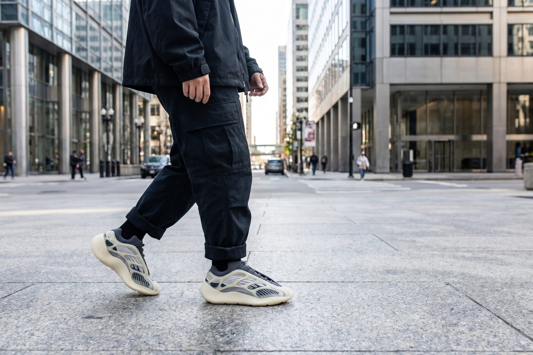 Lifestyle Product Photography after image showing Fotogenic output for sneaker setup