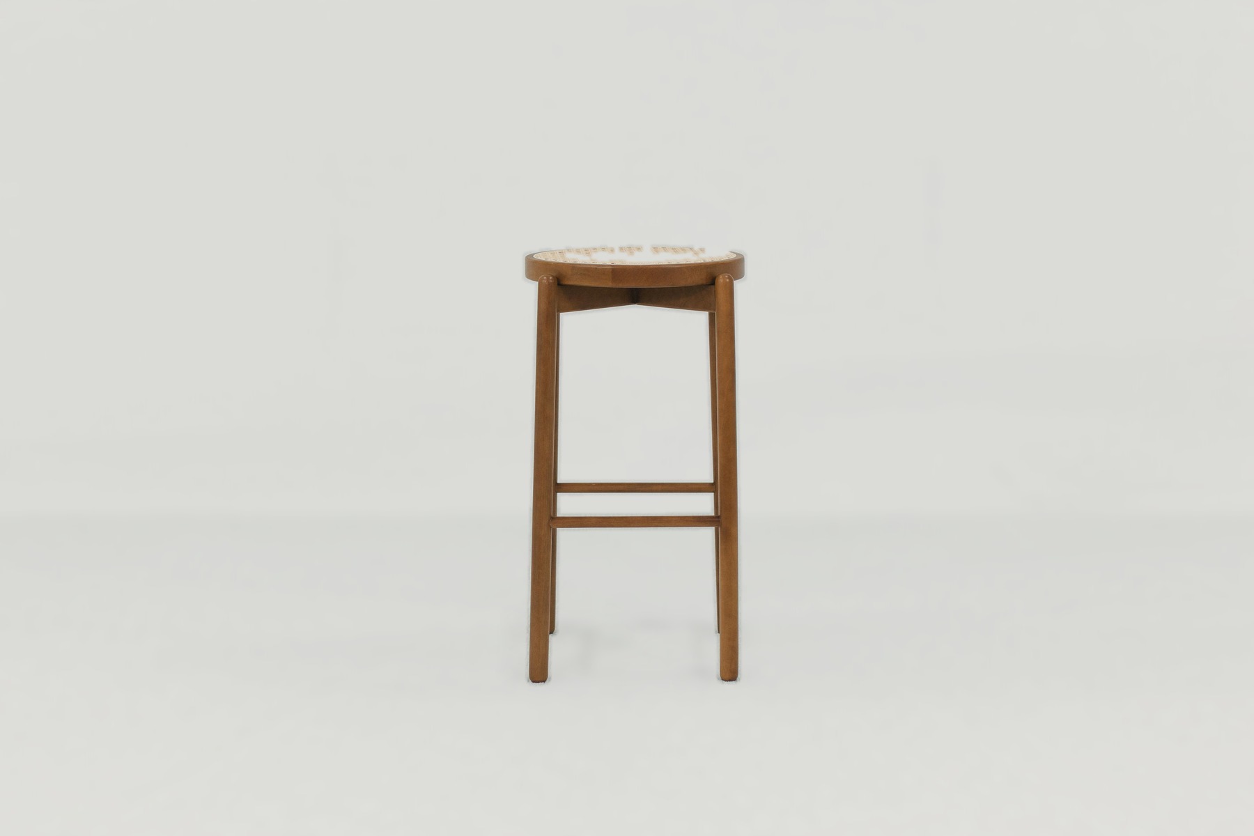 Full visible wooden side table source photo before white-background product photo generation