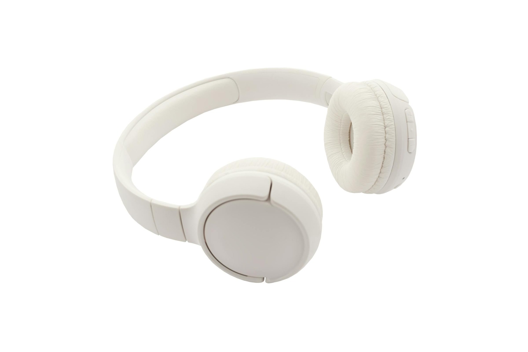 Bulk Product Image Generation before image showing white wireless headphones on clean background for headphones batch