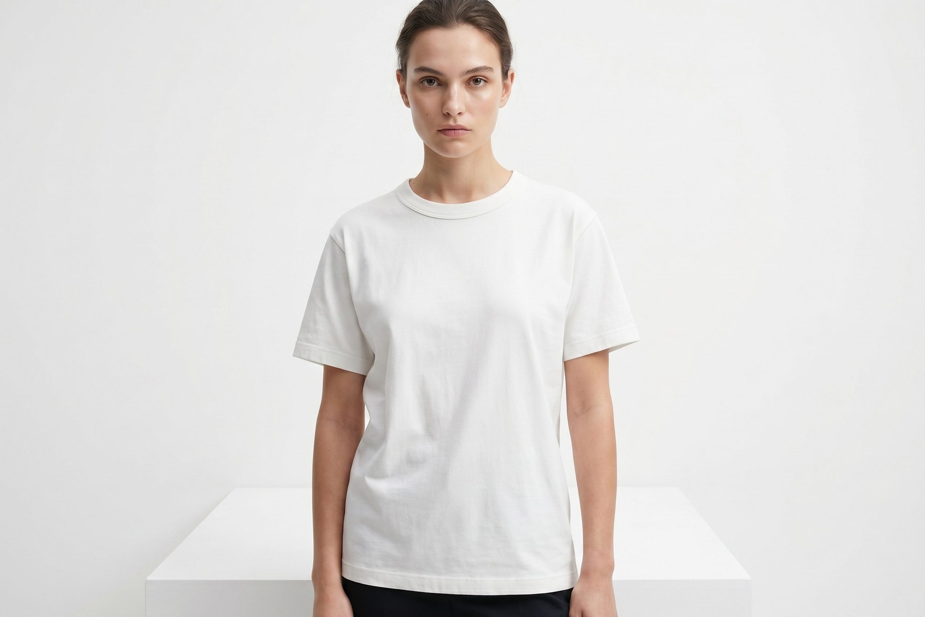 Ai Model Generator For Product Photos after image showing Fotogenic output for shirt on model