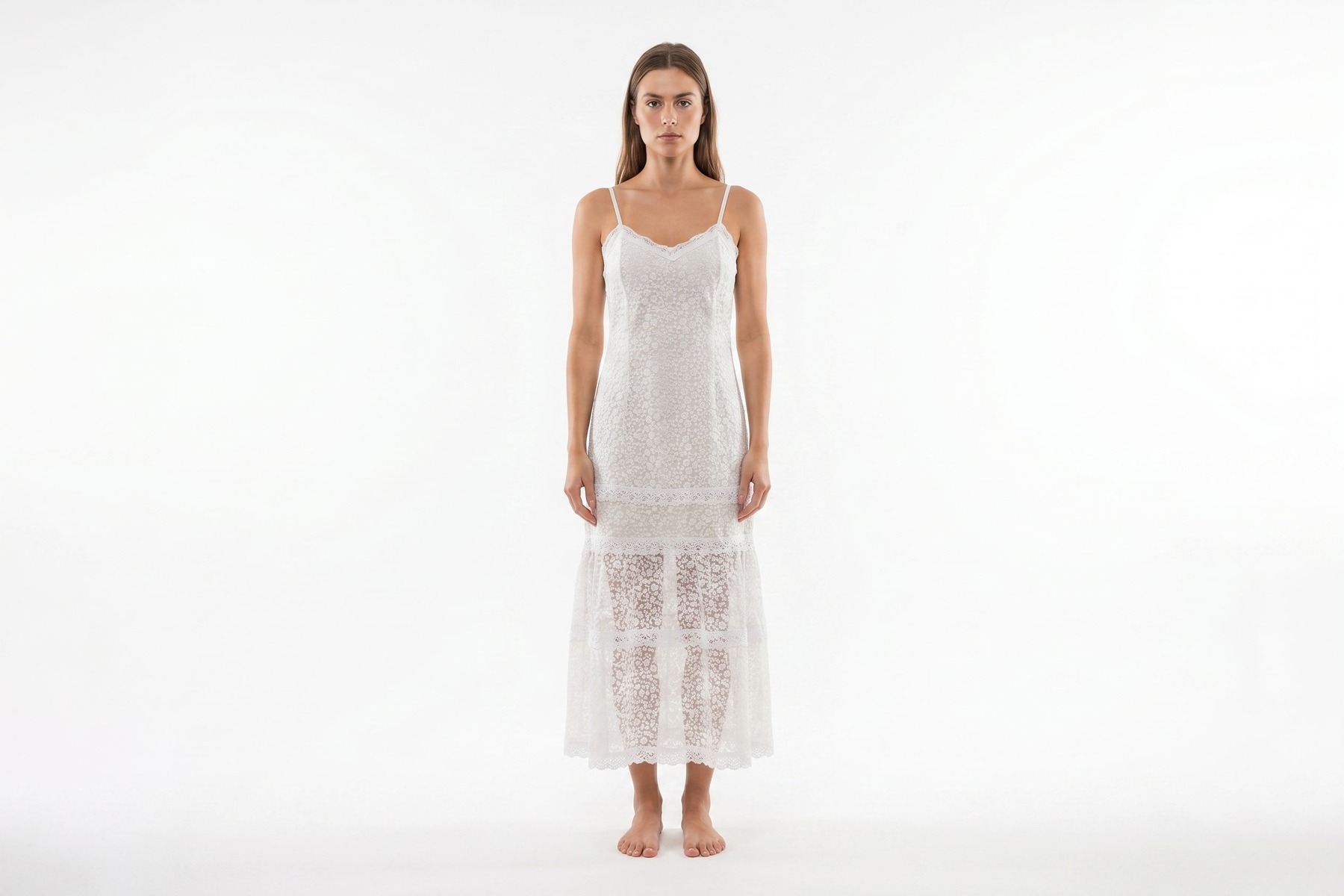 Ai Model Generator For Product Photos after image showing Fotogenic output for dress on model
