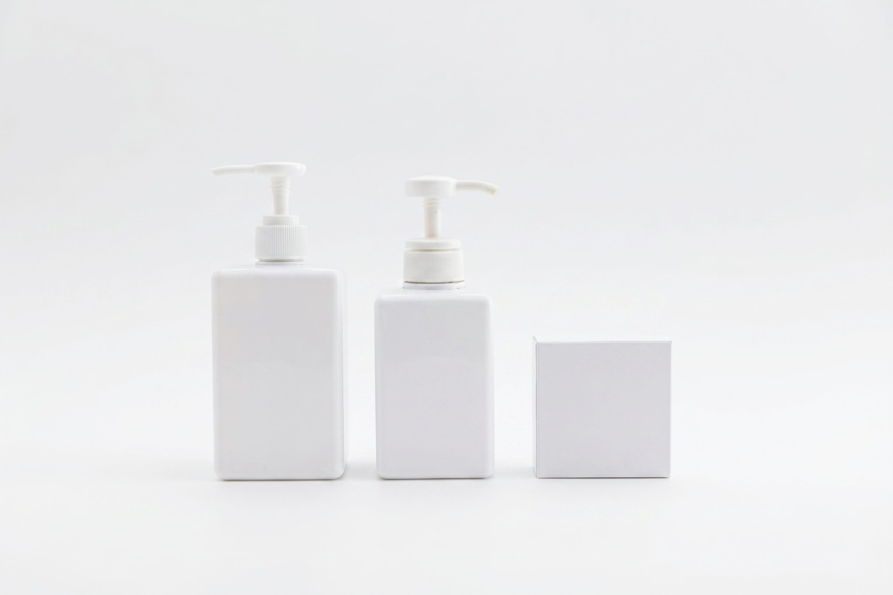 Bulk Product Image Generation after image showing Fotogenic white-background output for soap dispenser batch