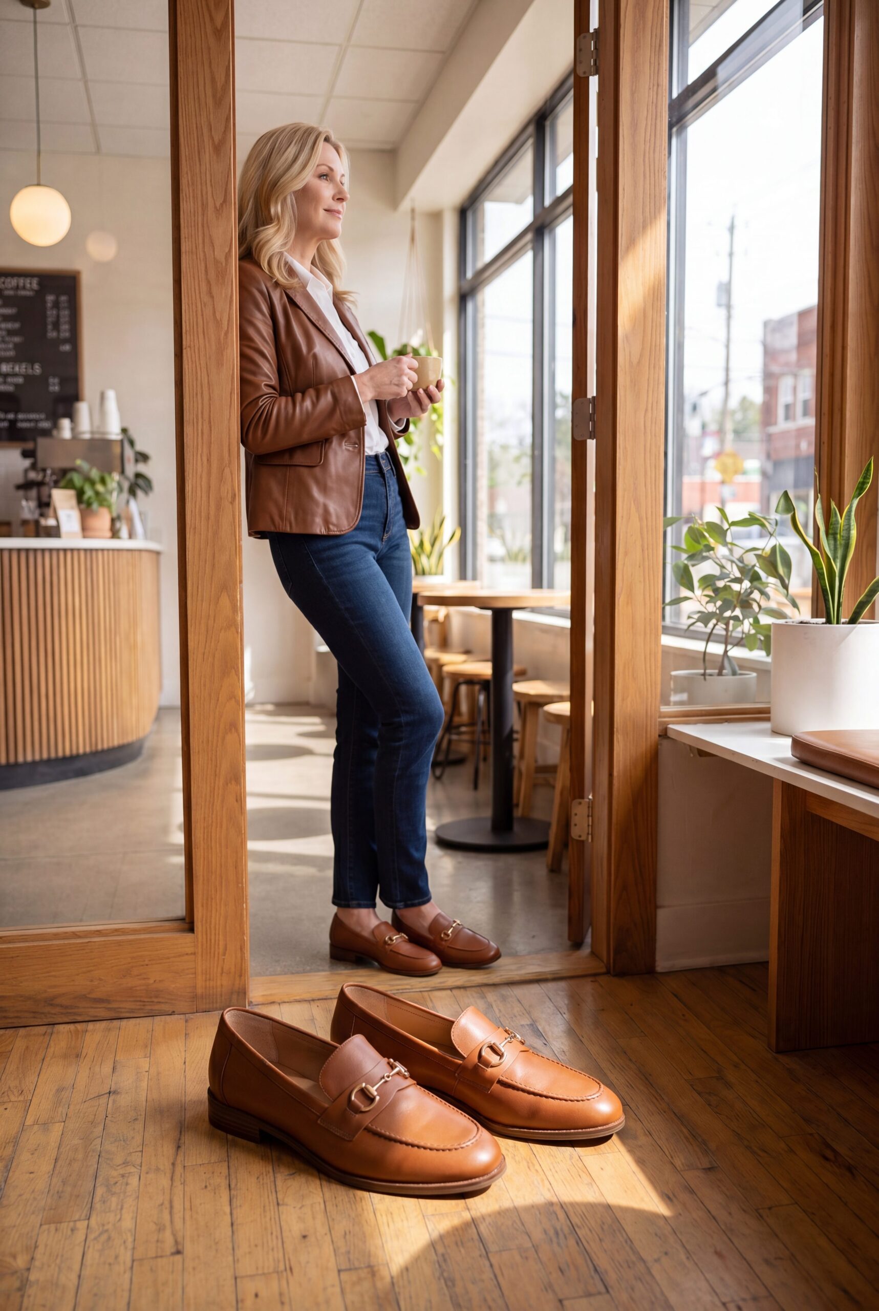 Catalog-ready footwear product photography example generated with Fotogenic AI.