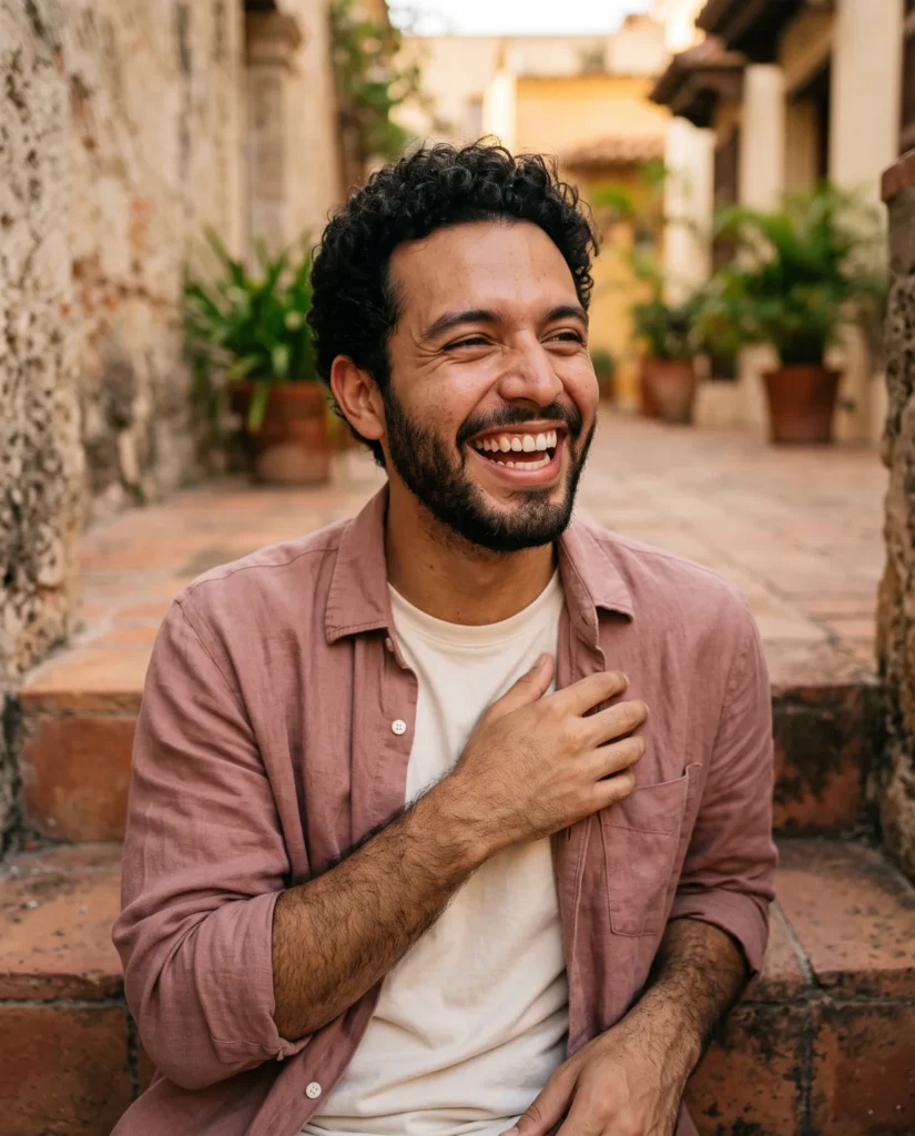 Mateo, an AI model reference for product photos