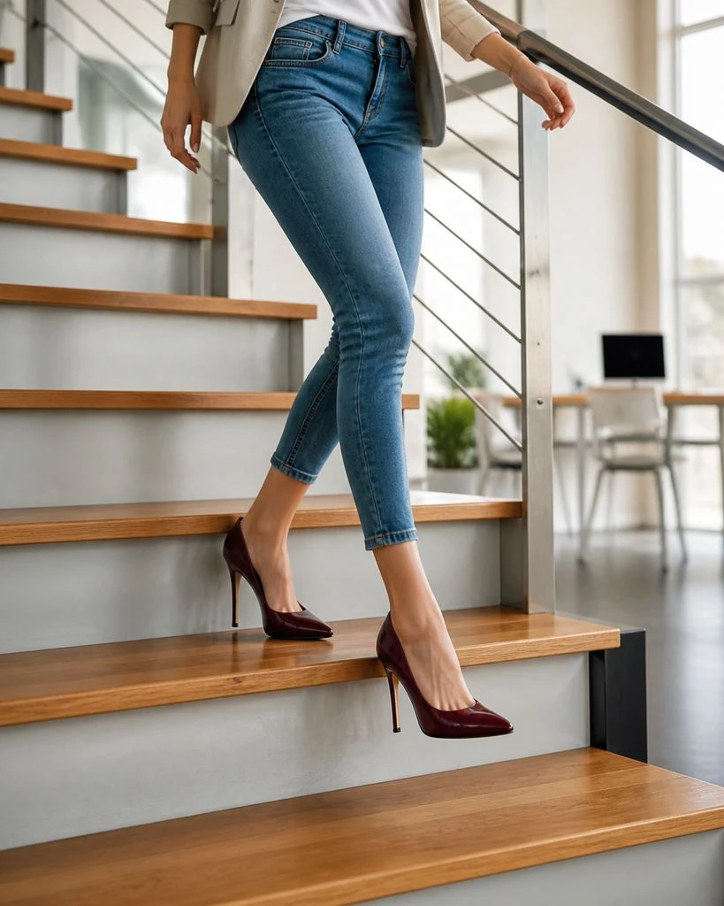 High-Heels - Stair Landing Heels Steal the Style preview