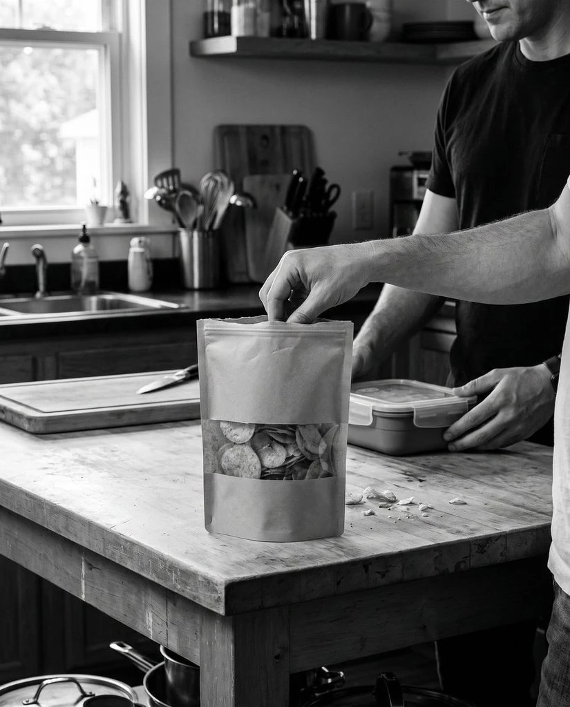 Snack Monochrome Form packaged-goods creation preset