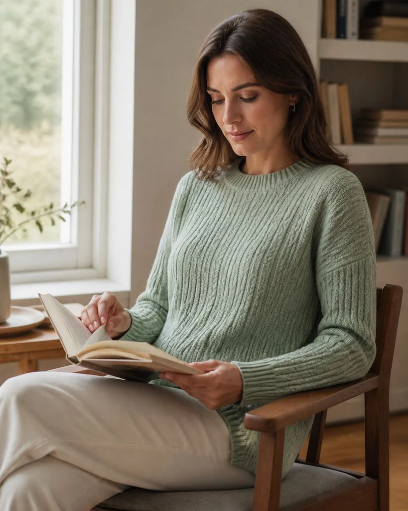 Sweaters - Window Reading Moment Steal the Style preview