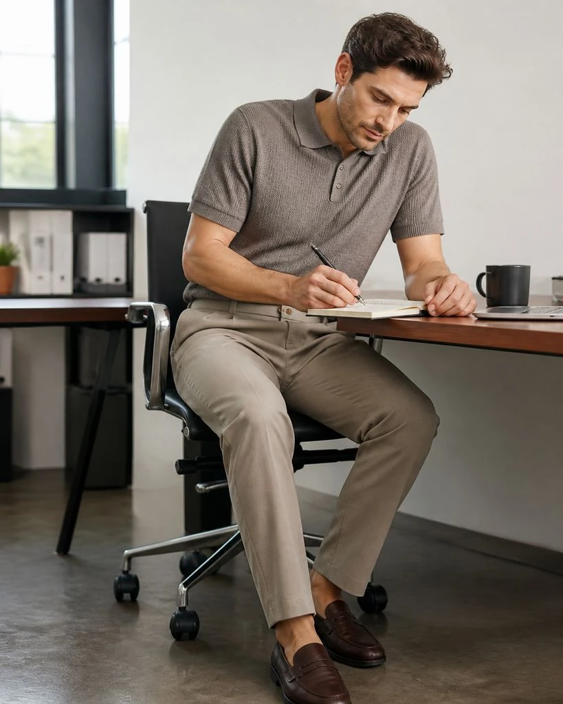 Trousers - Seated Desk Trousers Steal the Style preview